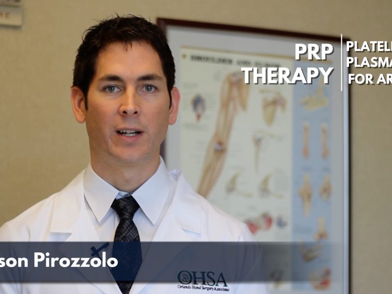 platelet rich plasma therapy for arthritis dr jason pirozzolo